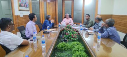 Courtesy Meeting with Professor Dr. Muhammad Mahfuzul Islam Sir Bangabandhu Sheikh Mujibur Rahman Digital University